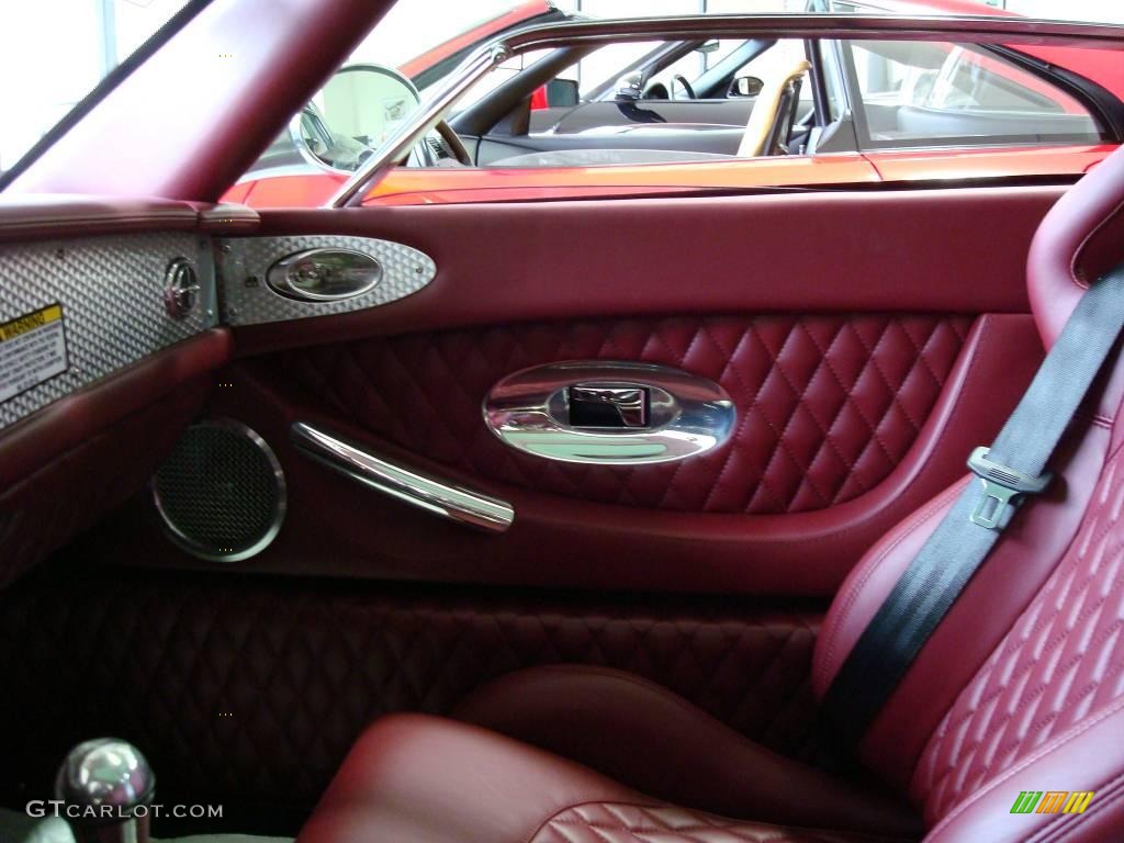 2009 Spyker C8 Laviolette SWB Ruby Red Door Panel Photo #1664272