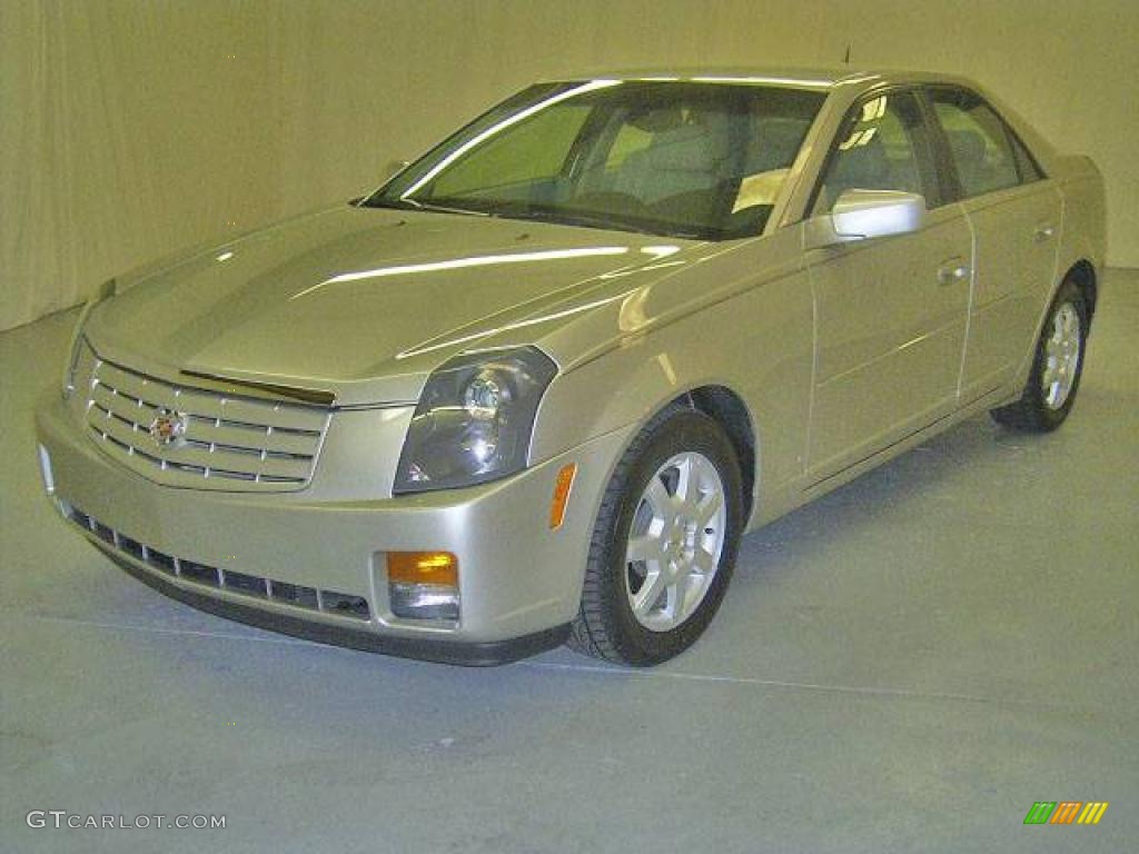 2007 CTS Sedan - Light Platinum / Light Gray/Ebony photo #1