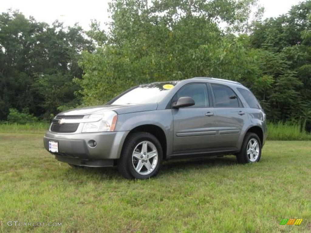 2005 Equinox LT AWD - Dark Silver Metallic / Light Gray photo #1