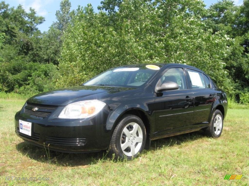 2005 Cobalt Sedan - Black / Gray photo #1