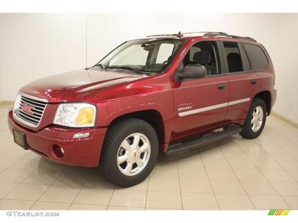 2006 Envoy SLE 4x4 - Red Jewel Metallic / Ebony Black photo #3