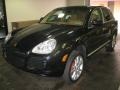 Basalt Black Metallic - Cayenne Turbo Photo No. 1