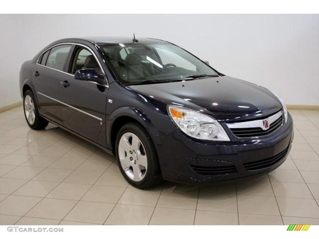 2007 Midnight Blue Metallic Saturn Aura XE 16580138 Photo 4