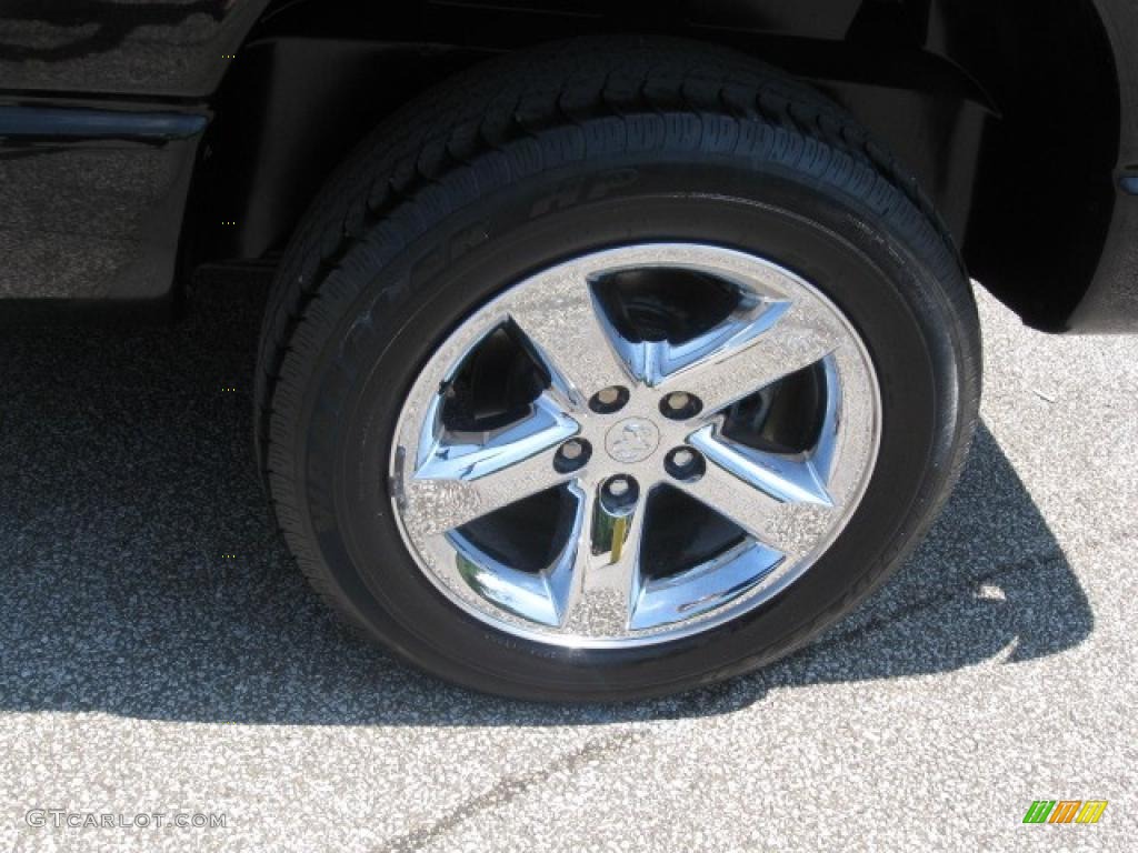 2006 Ram 1500 SLT Quad Cab 4x4 - Brilliant Black Crystal Pearl / Medium Slate Gray photo #9