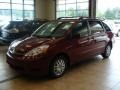 2008 Salsa Red Pearl Toyota Sienna LE  photo #3