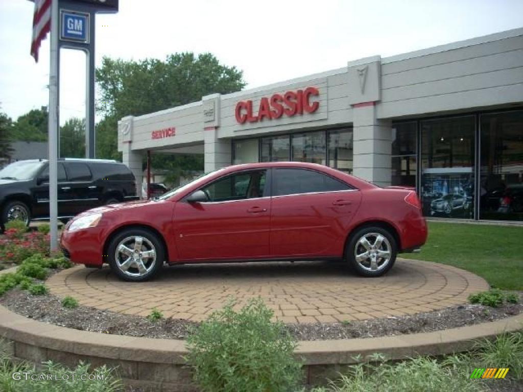2006 G6 GT Sedan - Crimson Red / Light Taupe photo #1