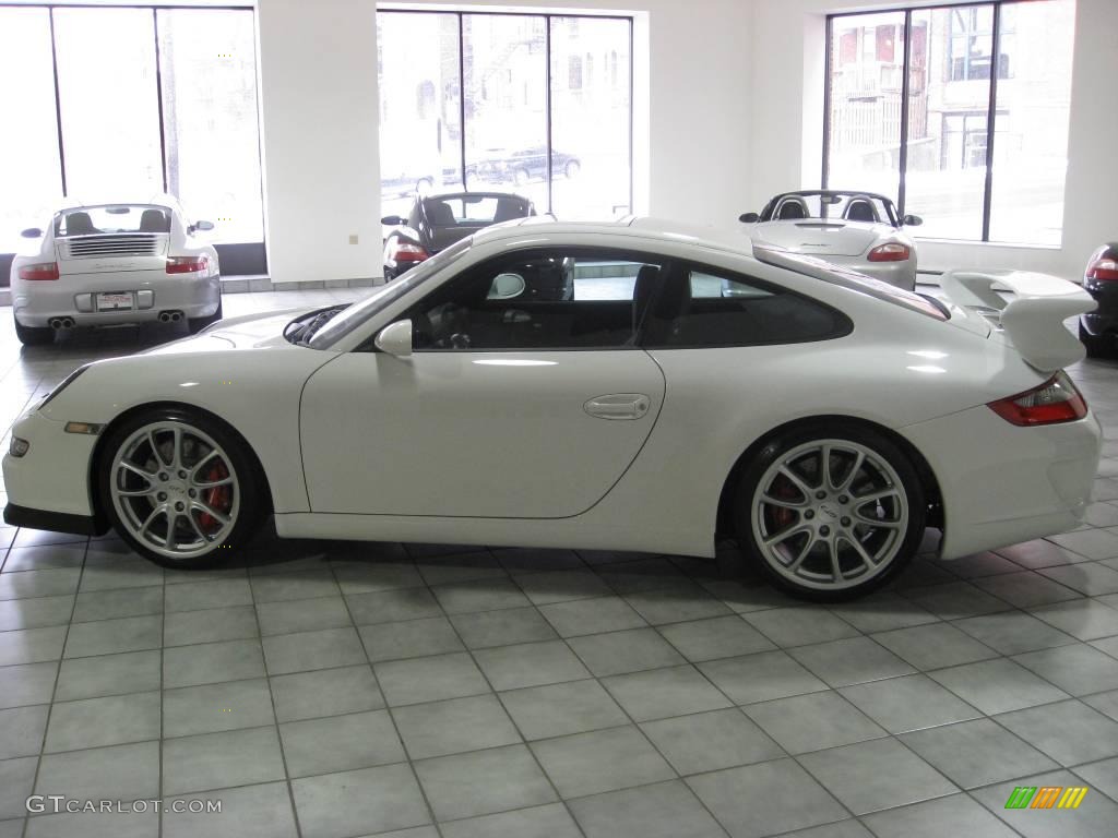 2007 911 GT3 - Carrara White / Black w/Alcantara photo #2