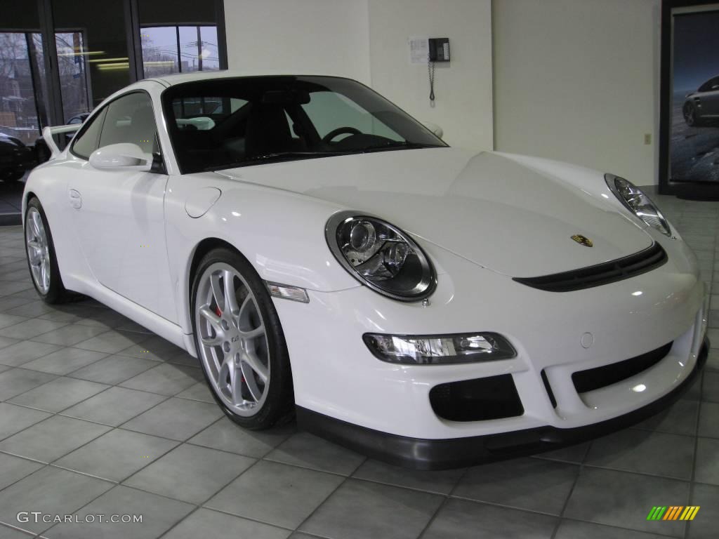 2007 911 GT3 - Carrara White / Black w/Alcantara photo #5