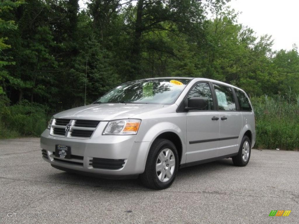 2008 Grand Caravan SE - Bright Silver Metallic / Dark Slate/Light Shale photo #1