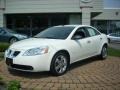 2008 Ivory White Pontiac G6 V6 Sedan  photo #2