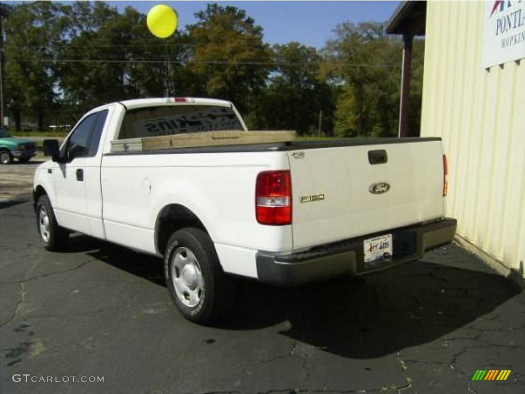 2006 F150 XL Regular Cab - Oxford White / Medium/Dark Flint photo #4