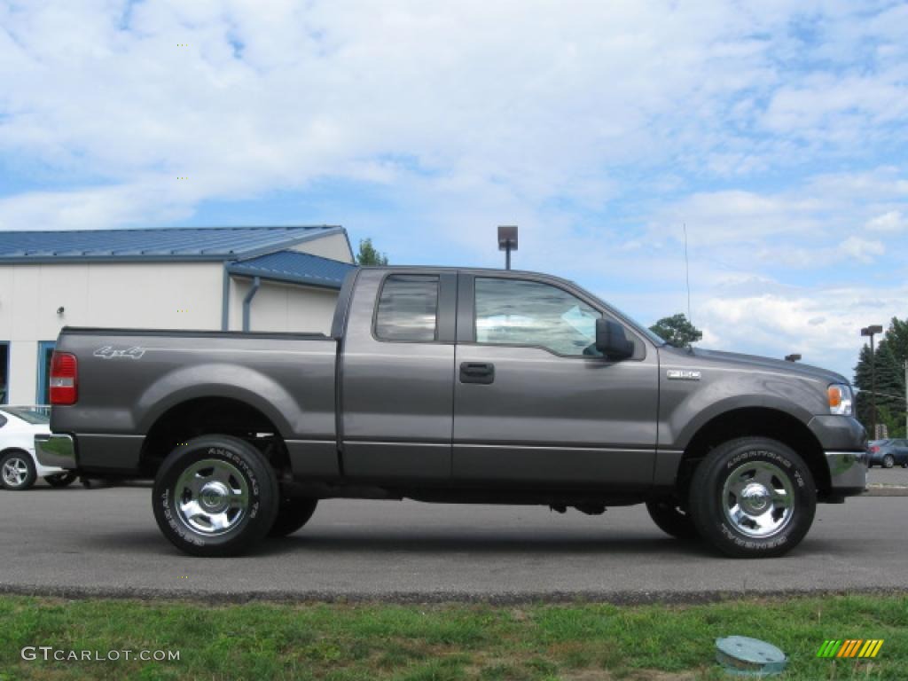 2006 F150 XLT SuperCab 4x4 - Dark Shadow Grey Metallic / Medium/Dark Flint photo #4