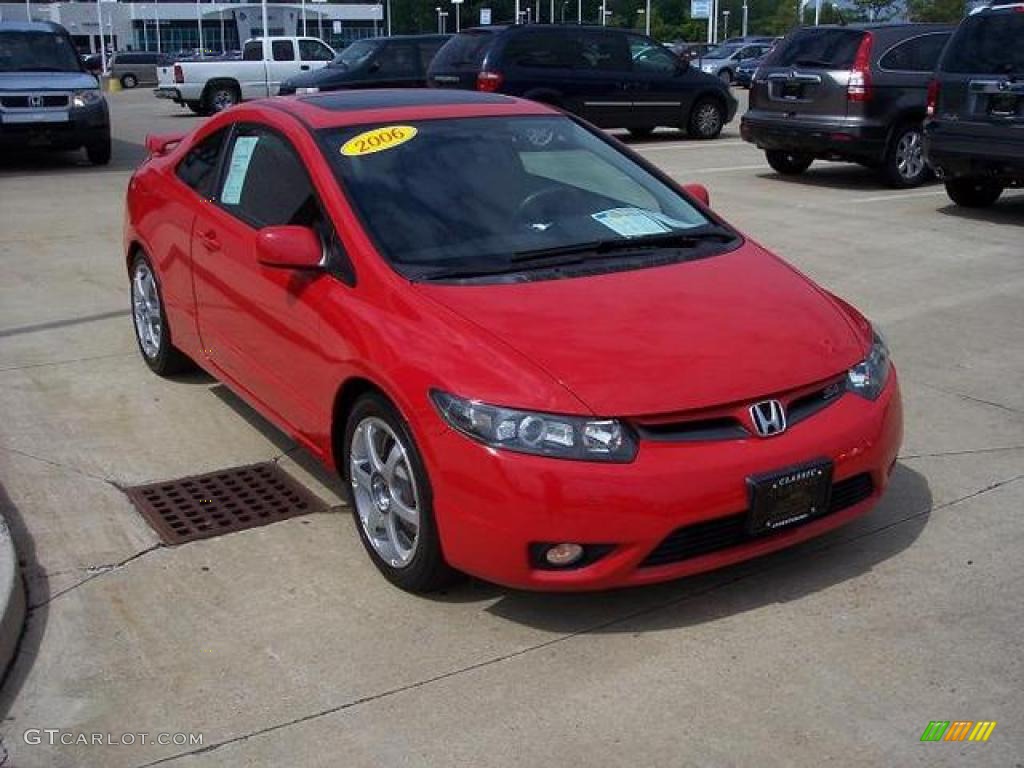 2006 Civic Si Coupe - Rallye Red / Black photo #1