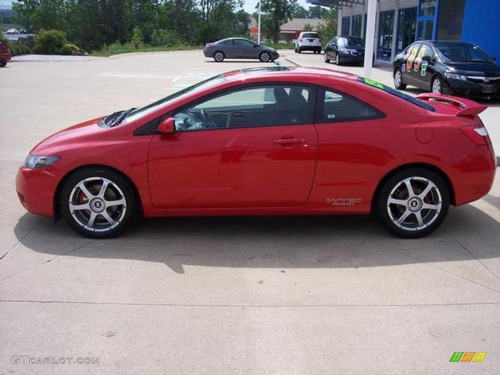 2006 Civic Si Coupe - Rallye Red / Black photo #4