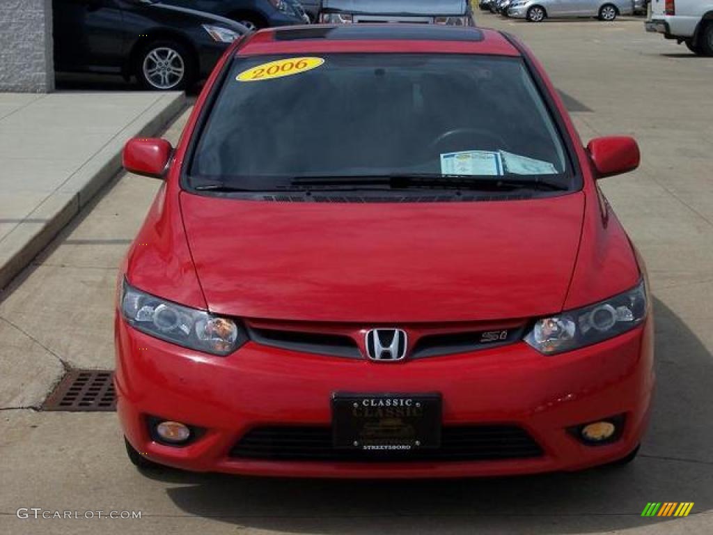 2006 Civic Si Coupe - Rallye Red / Black photo #5