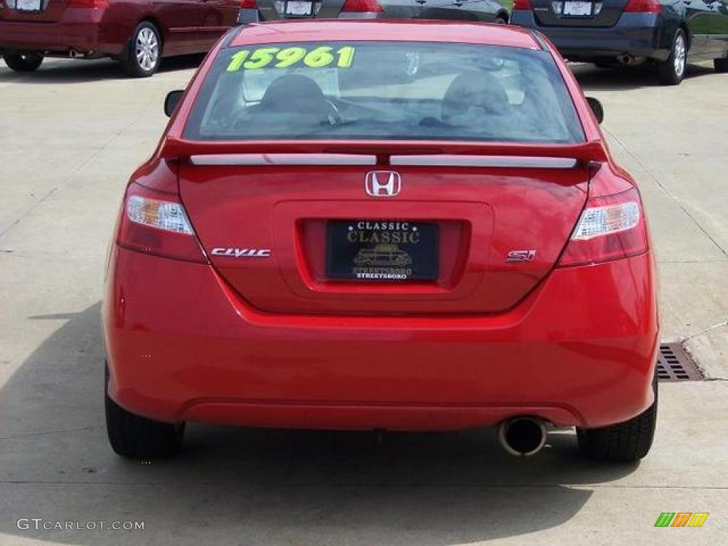 2006 Civic Si Coupe - Rallye Red / Black photo #6