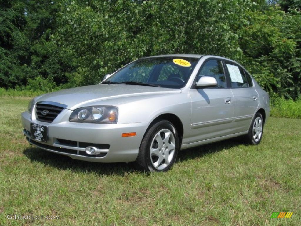 2005 Elantra GLS Sedan - Sterling Metallic / Gray photo #1