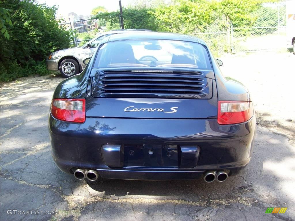 2008 911 Carrera S Coupe - Midnight Blue Metallic / Black/Sand Beige photo #4