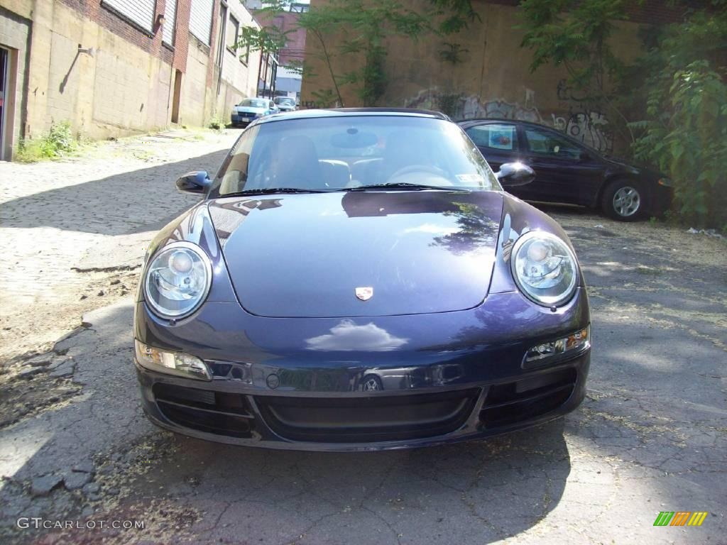 2008 911 Carrera S Coupe - Midnight Blue Metallic / Black/Sand Beige photo #8