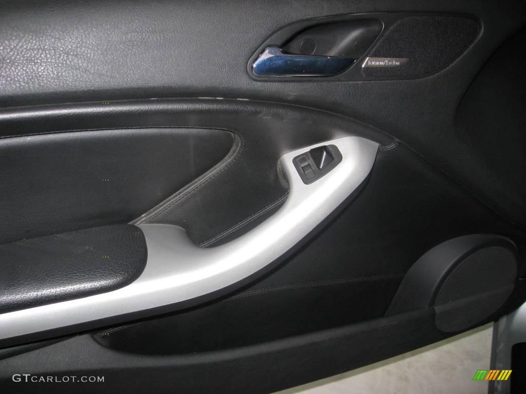 2002 3 Series 330i Coupe - Titanium Silver Metallic / Black photo #11