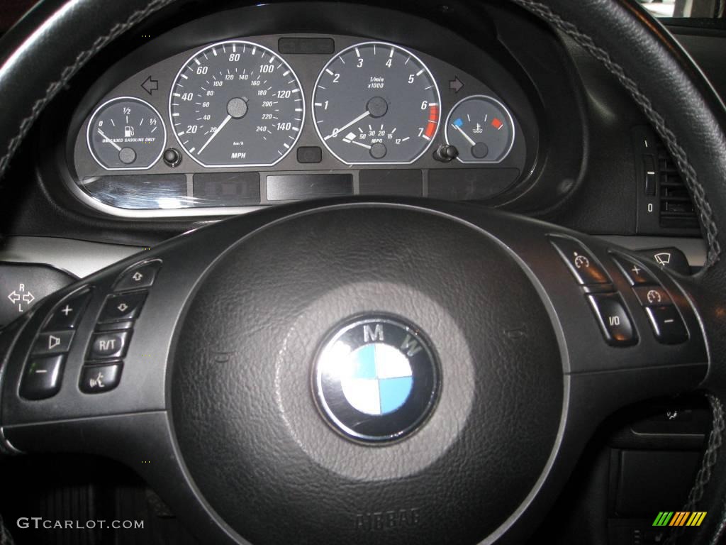 2002 3 Series 330i Coupe - Titanium Silver Metallic / Black photo #16