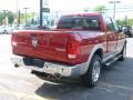 2009 Inferno Red Crystal Pearl Dodge Ram 1500 Laramie Crew Cab 4x4  photo #6