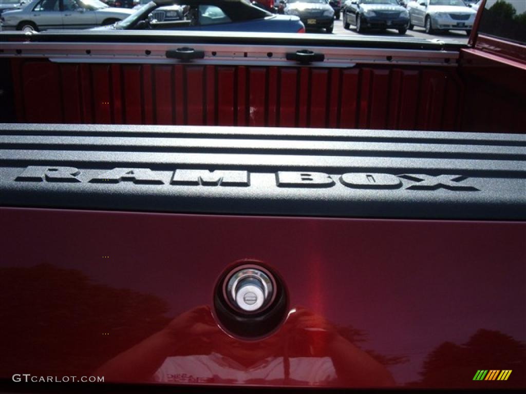 2009 Ram 1500 Laramie Crew Cab 4x4 - Inferno Red Crystal Pearl / Dark Slate Gray photo #11