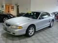 1998 Silver Metallic Ford Mustang V6 Coupe  photo #1