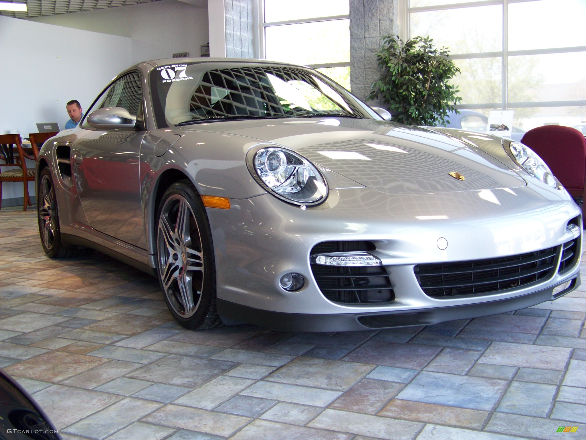 2007 911 Turbo Coupe - GT Silver Metallic / Black Full Leather photo #1