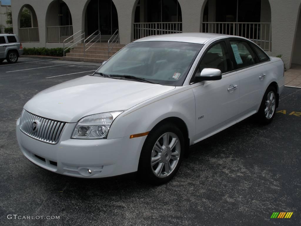 2008 Sable Premier Sedan - Oxford White / Light Camel photo #1