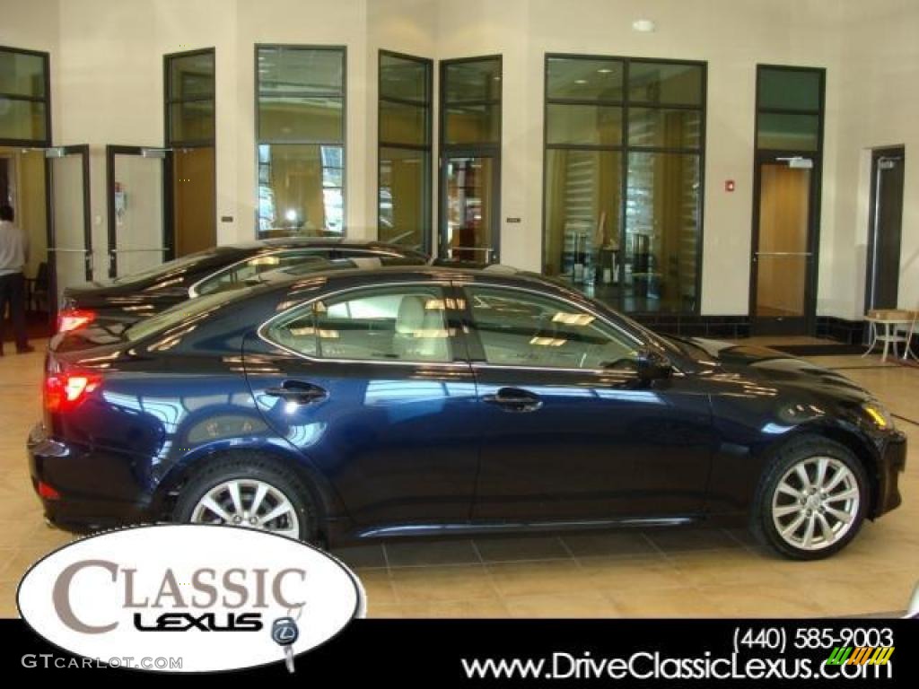 2006 IS 250 AWD - Blue Onyx Pearl / Cashmere Beige photo #1