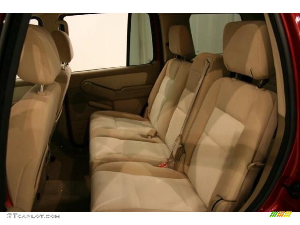 2008 Explorer XLT 4x4 - Redfire Metallic / Camel photo #18