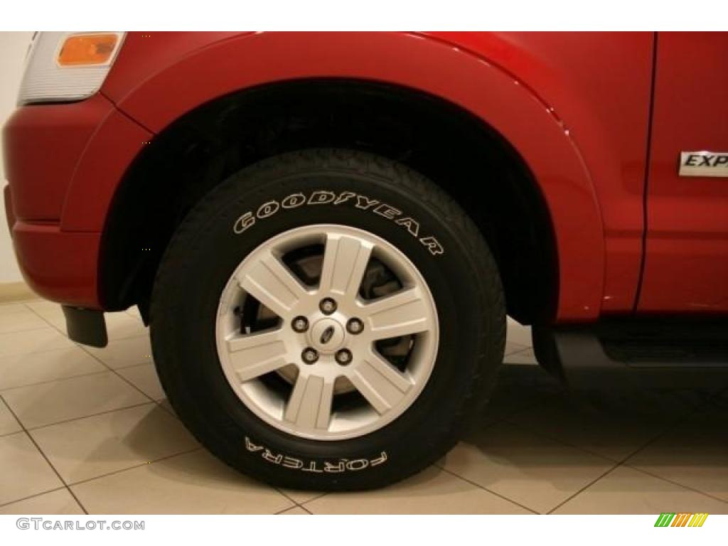 2008 Explorer XLT 4x4 - Redfire Metallic / Camel photo #21