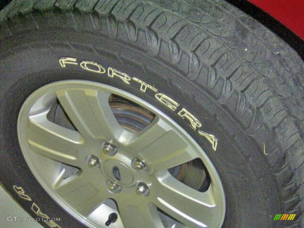 2008 Explorer XLT - Redfire Metallic / Black/Stone photo #14