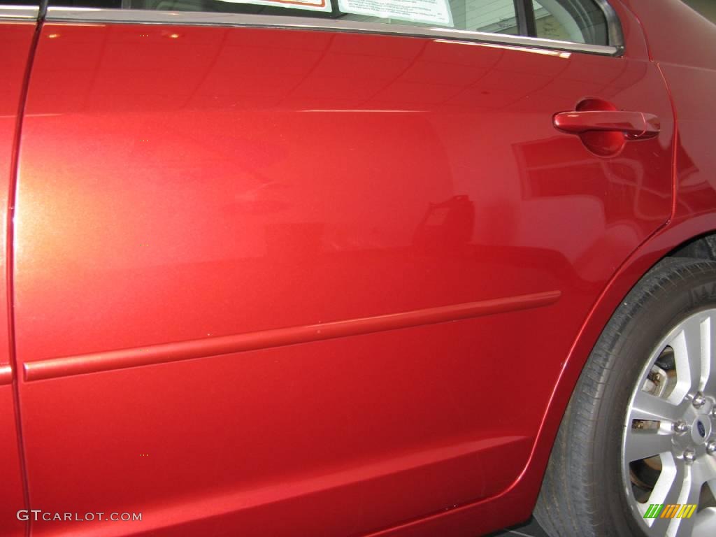 2008 Fusion SEL V6 - Redfire Metallic / Charcoal Black photo #35