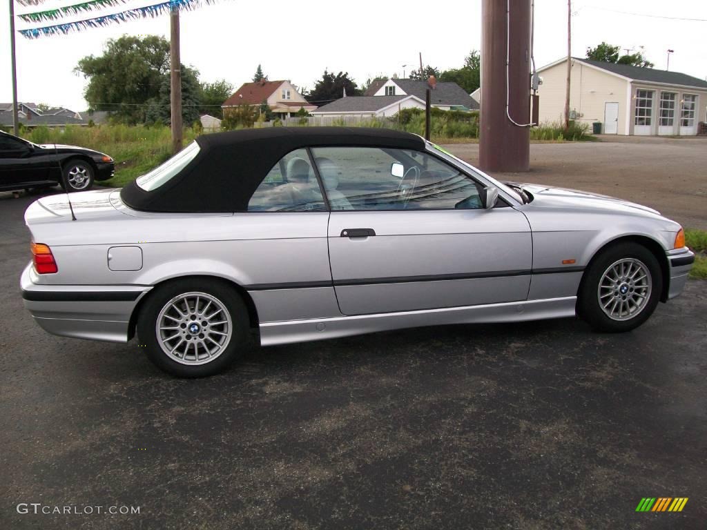 1998 3 Series 328i Convertible - Arctic Silver Metallic / Gray photo #7