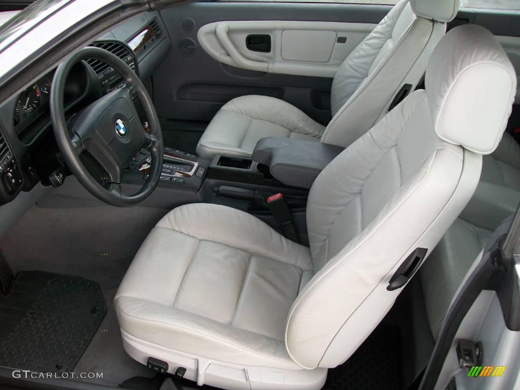 1998 3 Series 328i Convertible - Arctic Silver Metallic / Gray photo #12