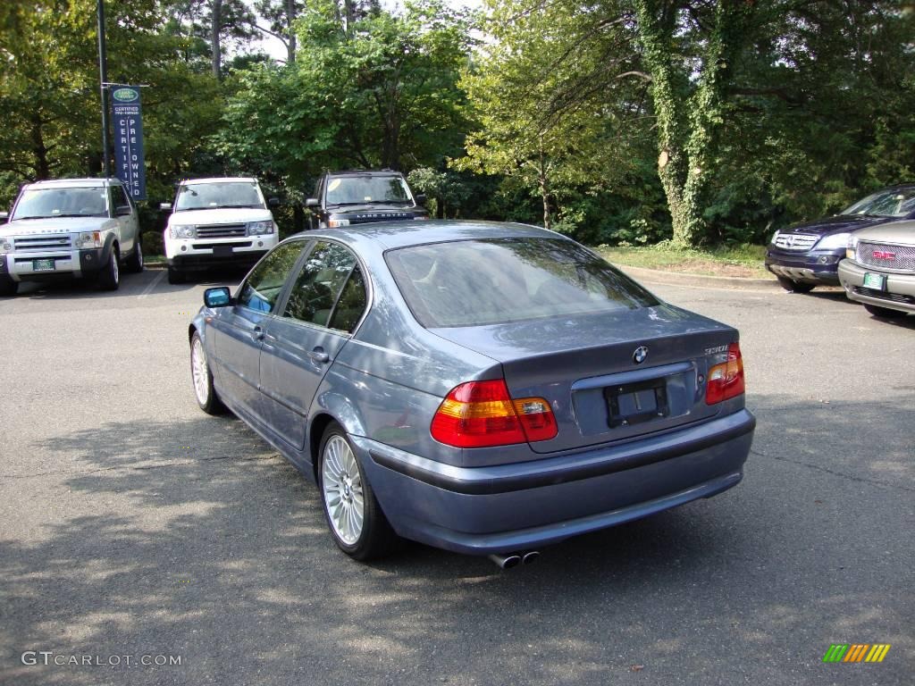 2003 3 Series 330i Sedan - Steel Blue Metallic / Beige photo #4