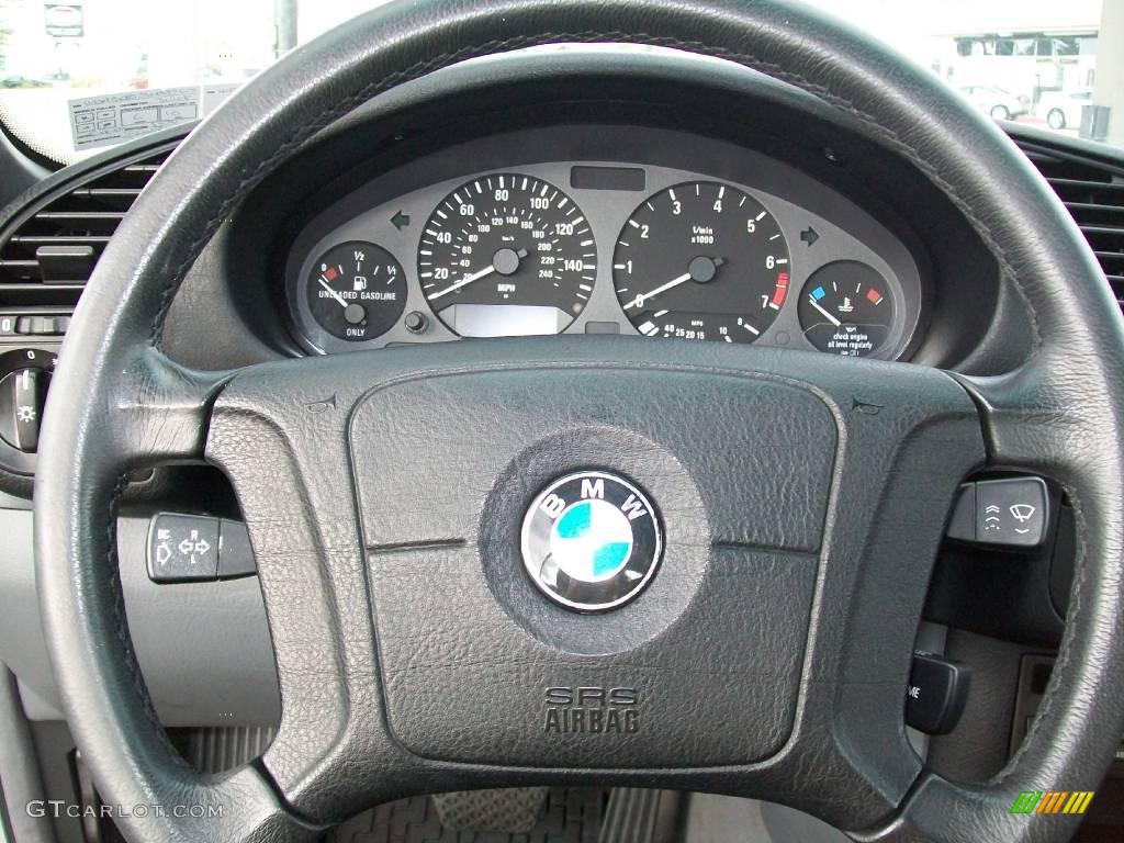 1998 3 Series 328i Convertible - Arctic Silver Metallic / Gray photo #15