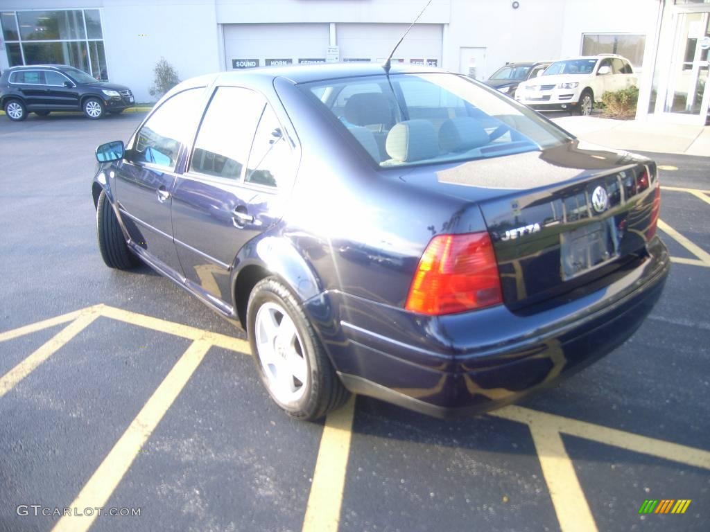 1999 Jetta GLS Sedan - Atlantic Blue Mica / Grey photo #3