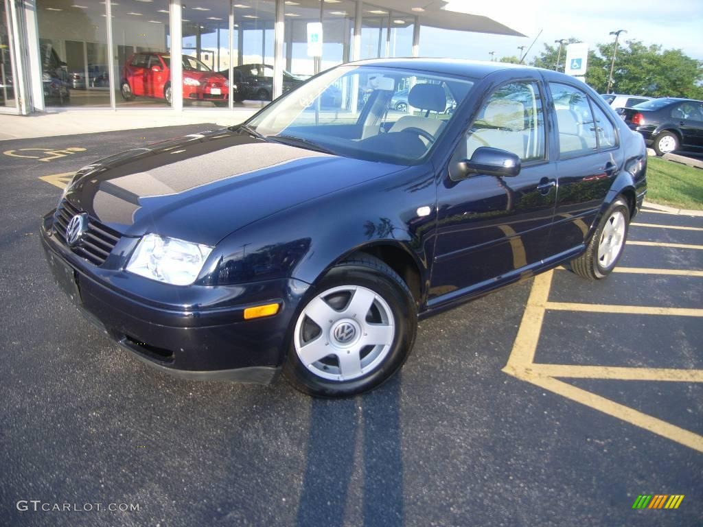 1999 Jetta GLS Sedan - Atlantic Blue Mica / Grey photo #10