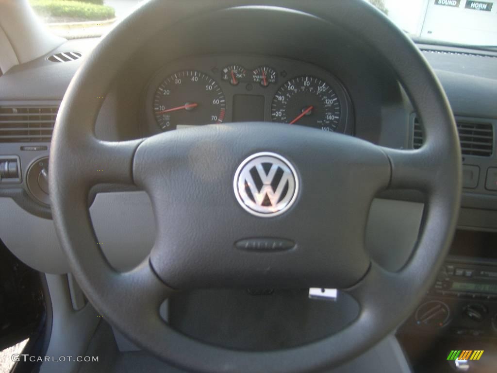 1999 Jetta GLS Sedan - Atlantic Blue Mica / Grey photo #17