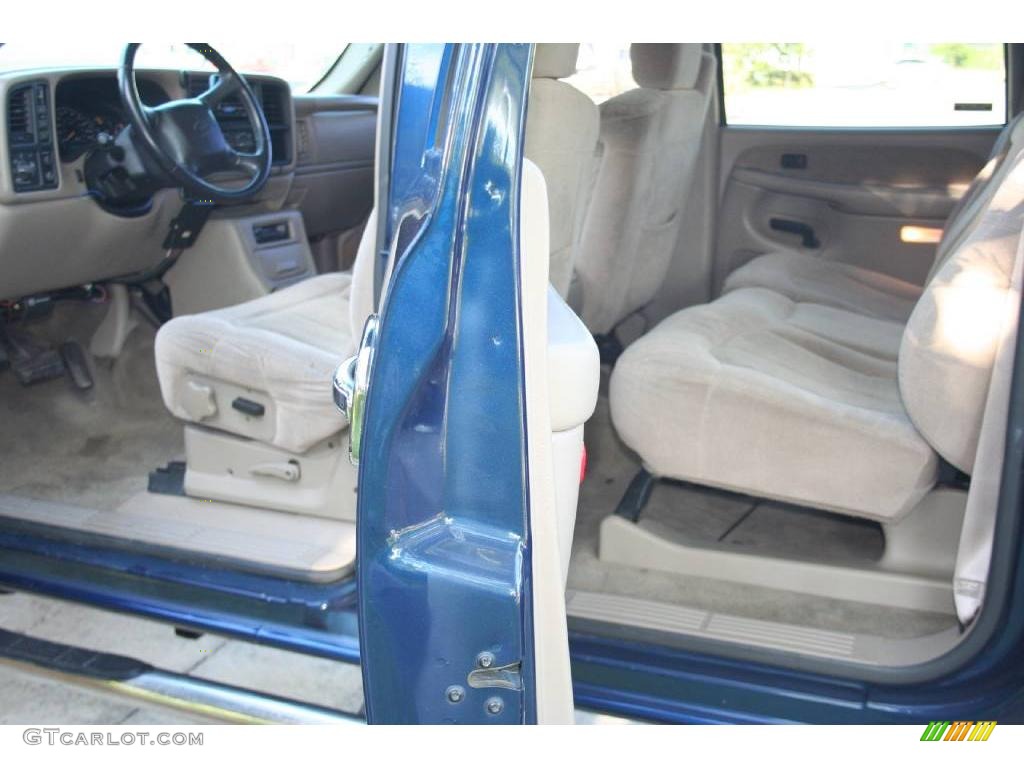 2002 Silverado 3500 LS Crew Cab 4x4 Dually - Indigo Blue Metallic / Tan photo #29