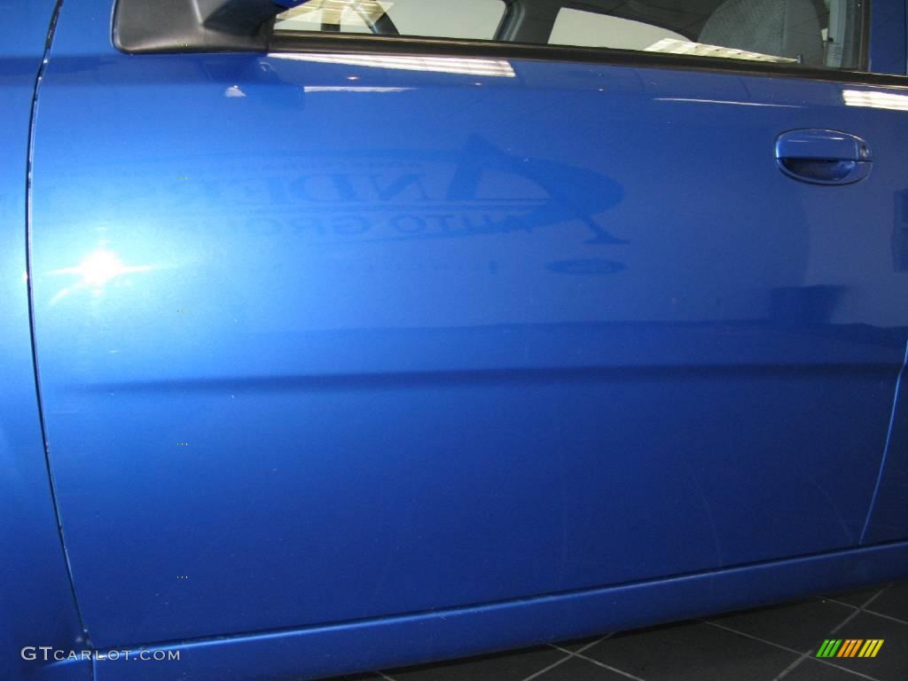 2004 Aveo Sedan - Bright Blue Metallic / Gray photo #20