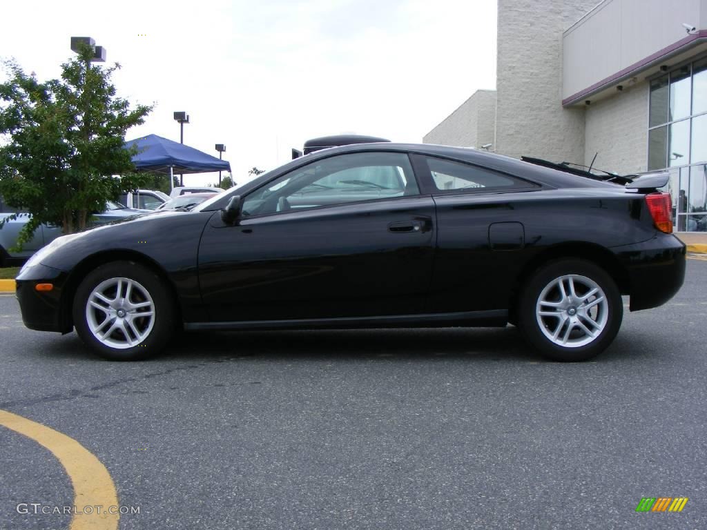 2000 Celica GT - Black / Black/Silver photo #15