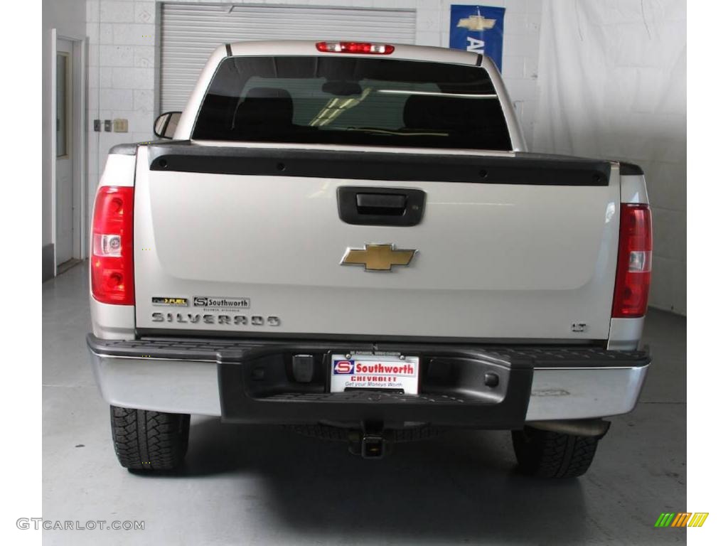 2007 Silverado 1500 LT Extended Cab 4x4 - Silver Birch Metallic / Ebony Black photo #3