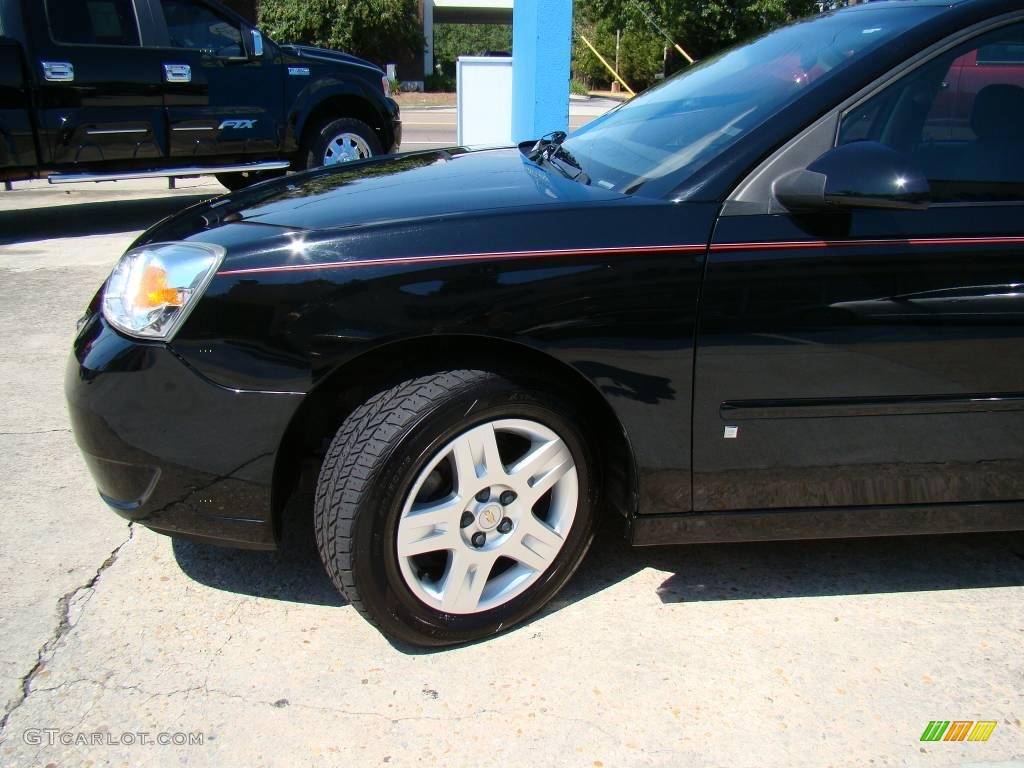 2007 Malibu LT Sedan - Black / Ebony Black photo #22