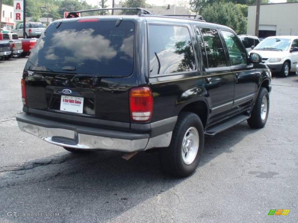 2001 Explorer XLT - Black / Medium Prairie Tan photo #4