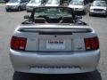 2000 Silver Metallic Ford Mustang V6 Convertible  photo #6