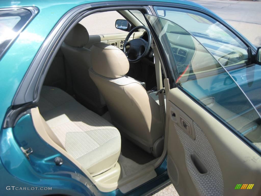 1997 Impreza L Wagon - Acadia Green Pearl Metallic / Beige photo #10